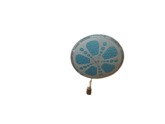 Roseta 20 cm gris y azul