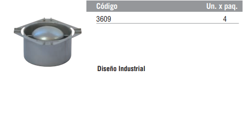 Sifón para portarrejilla 12x12 y 15x15