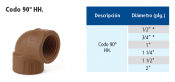 Codo 90° HH