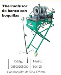Theromfusor de banco con boquillas